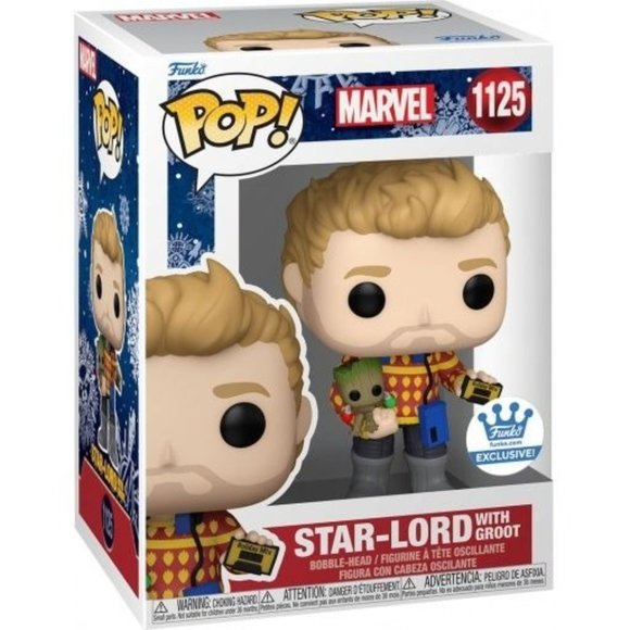 Funko Pop Star-Lord with Groot Exclusive Vinyl Figure 1125 - Picture 1 of 2